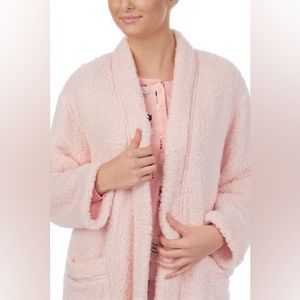 kate spade new york Pink Sherpa Fleece robe